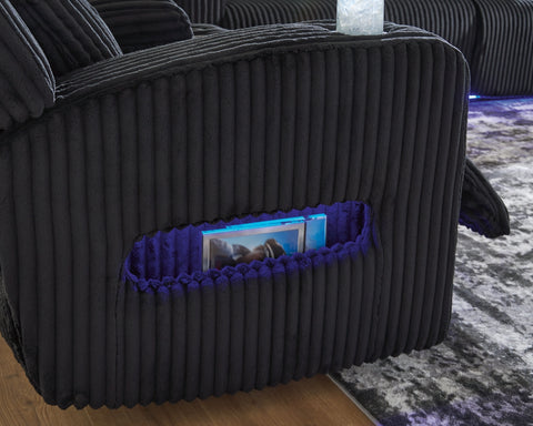 TwinBrooke PWR REC Loveseat/CON/ADJ HDRST