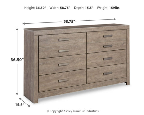 Culverbach Full Panel Bed with Dresser