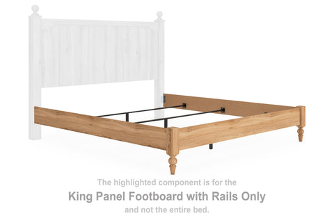 Galletyn King Panel Footboard w/Rails