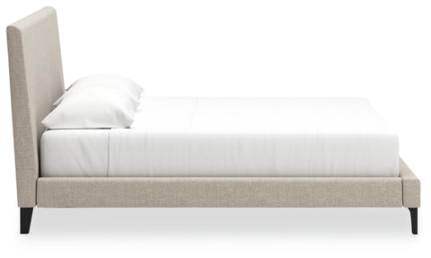 Cielden King Upholstered Bed with Roll Slats