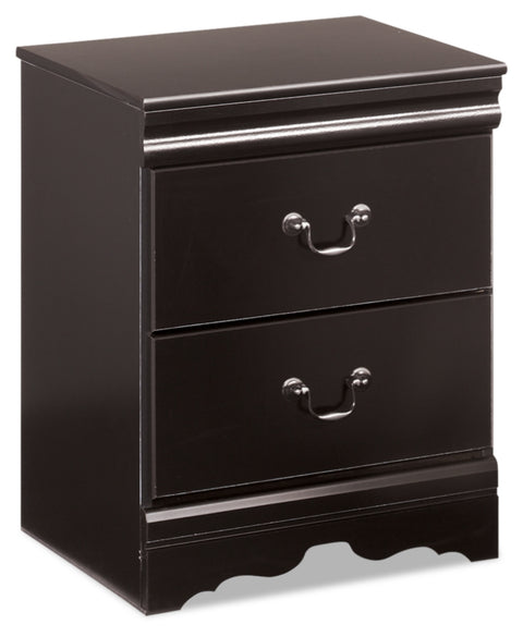 Huey Vineyard Full Sleigh Headboard Bed with Mirrored Dresser and 2 Nightstands