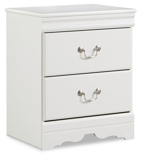 Anarasia Twin Sleigh Headboard Bed with Mirrored Dresser, Chest and 2 Nightstands