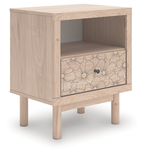 Shapella One Drawer Night Stand