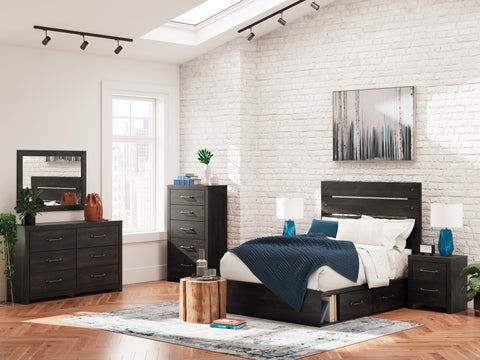 Delmorta Two Drawer Night Stand