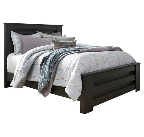 Brinxton Queen Panel Bed with 2 Nightstands