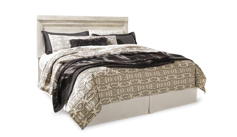 Bellaby King Panel Headboard Bed with Mirrored Dresser and 2 Nightstands