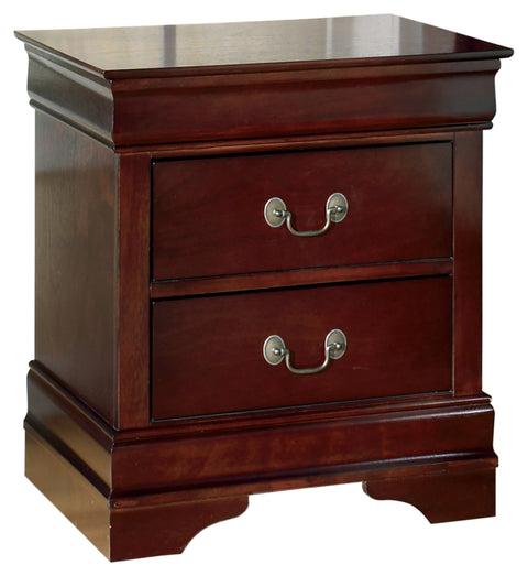 Alisdair Full Sleigh Bed with Mirrored Dresser, Chest and Nightstand