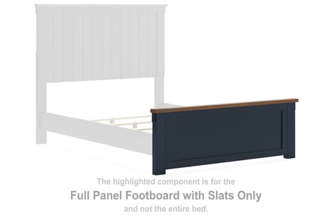 Landocken Full Panel Footboard w/Slats
