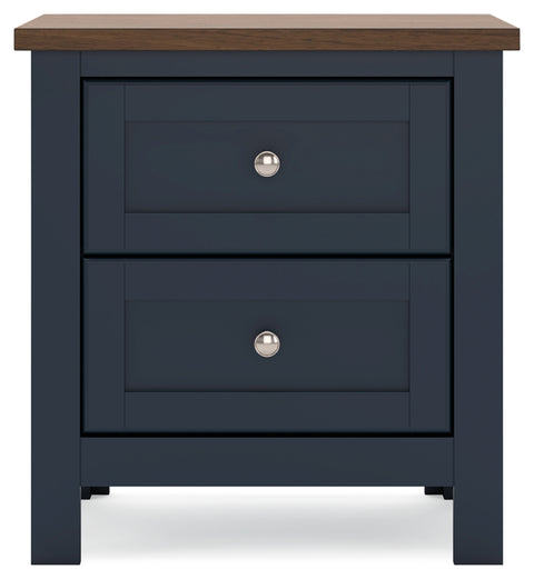 Landocken Two Drawer Night Stand