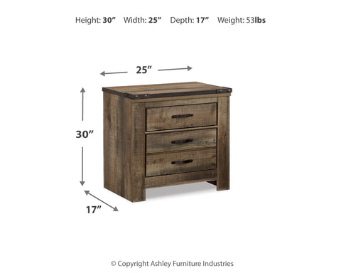 Trinell Queen Panel Bed with Dresser, Chest and 2 Nightstands