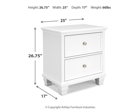 Fortman California King Panel Bed with Mirrored Dresser and 2 Nightstands