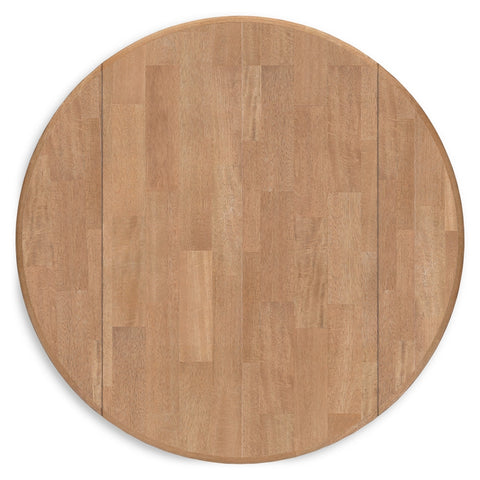 Gesthaven Round DRM Drop Leaf Table