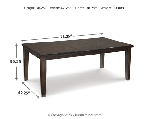 Haddigan Dining Table and 4 Chairs and Bench with Storage