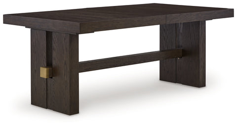 Burkhaus Dining Table and 8 Chairs with Storage