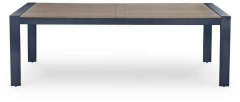 Mabry Shores RECT Dining Table w/UMB OPT