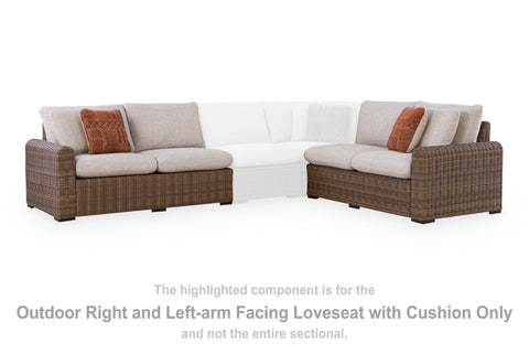 Angel Island RAF/LAF Loveseat w/CUSH (2/CN)
