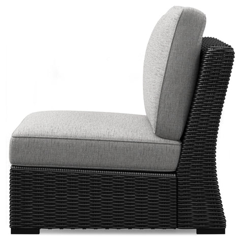 Beachcroft Outdoor Armless Chair with Cushion