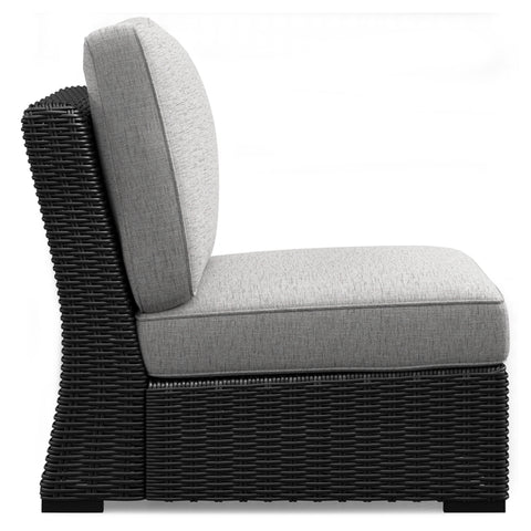 Beachcroft Outdoor Armless Chair with Cushion