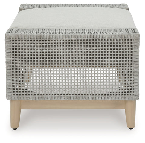Seton Creek Outdoor Ottoman with Cushion