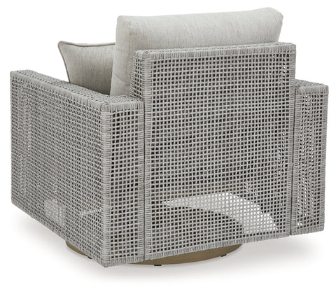 Seton Creek Outdoor Swivel Lounge with Cushion