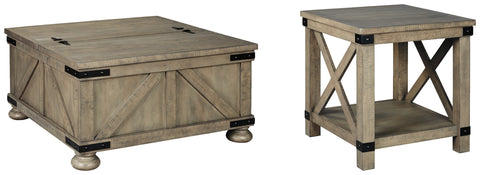 Aldwin Coffee Table with 1 End Table